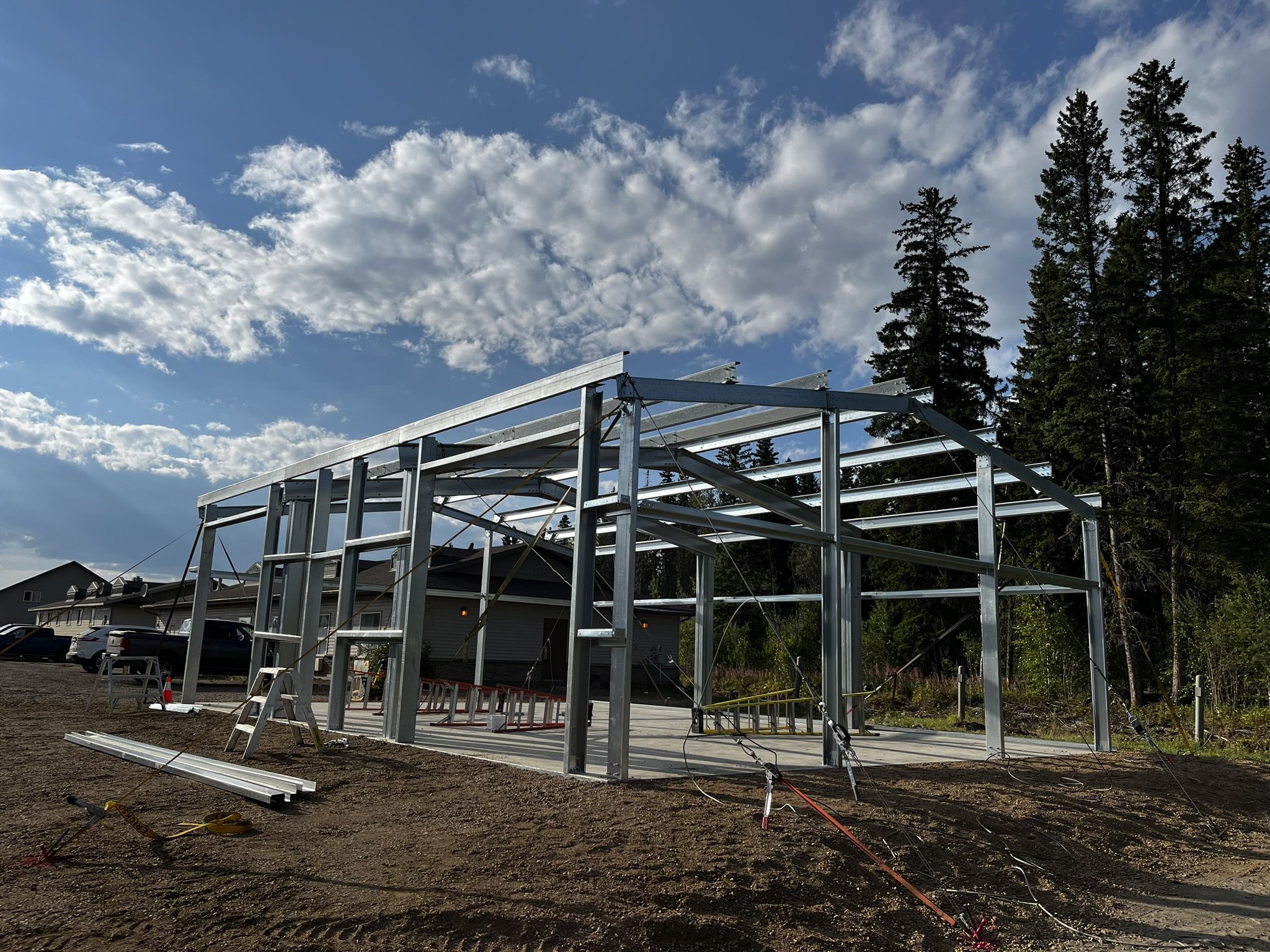 Steel buildings